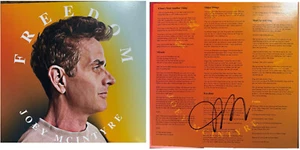Joey McIntyre Freedom Vinyl LP Autographed 2025 New Kids On The Block NKOTB NEW - Picture 1 of 6