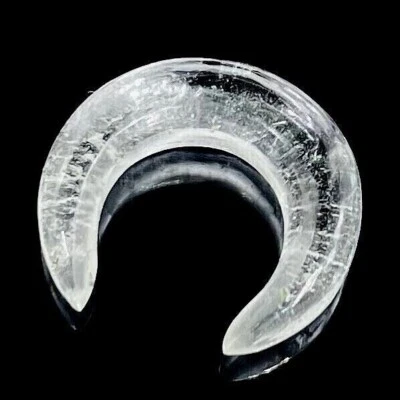 Natural Crystal Quartz Gemstone Septum Pincher Handmade Size 12g to 5/8'' & More - Image 1 of 4