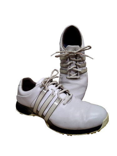 Scarpe da golf Boost Comfort EE9181 da uomo ADIDAS Tour 360 in pelle bianca taglia US 12 1 2
