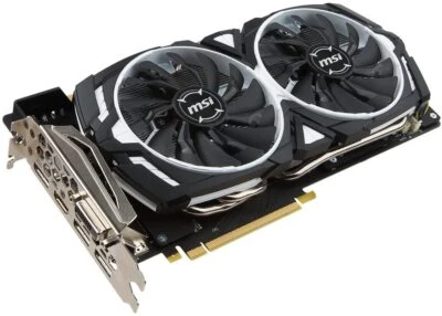 BAD MSI Geforce GTX 1070 8GB GTX 1070 ARMOR 8G OC Video Card As-Is - Image 1 of 2