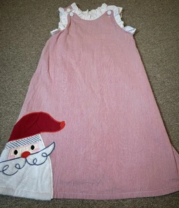 Lil Cactus Girls Red Santa Sleeveless Dress Size 6Y - Picture 1 of 11