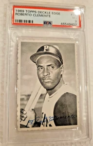 1969 Topps Deckle Edge Roberto Clemente #27 PSA 3 en muy buena condición Piratas HOF Legend - Imagen 1 de 7