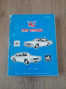 Holden HJ Parts Catalogue Genuine GMH - Picture 1 of 8