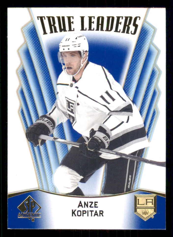 2021-22 SP Authentic True Leaders Blue #TL25 Anze Kopitar - Image 1 of 2