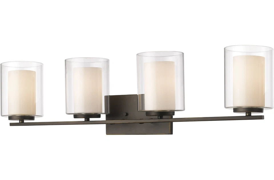 Z-Lite Bellevue ZBF43605ODBRZ Sylvia 4 Light 32" Bathroom Vanity OLD BRNZ 426-4V - Image 1 of 1