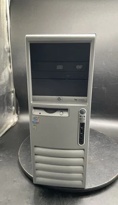 HP Compaq Tower PC Pentium 4 Desktop 4GB RAM 256GB Storage Classic System - Image 1 of 4