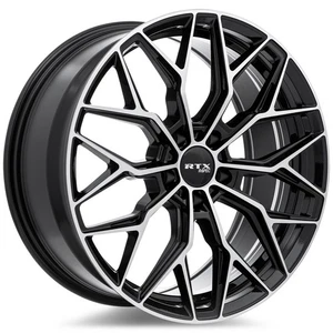 20 Inch Black Alloy Wheel Rim for Acura CSX, RTX 83156 20x8.5 5x114.3 5Lug  - Picture 1 of 9