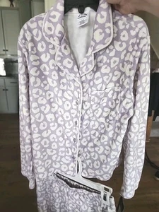 Art Class Girls Cozy 2 pc Soft Pajama Set Chitah Print Medium - Picture 1 of 4