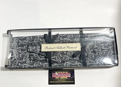 Juego de 2 pajaritas y fajaritas de seda Robert Talbott Protocol para hombre - Nuevo en caja Foto 1 de 4