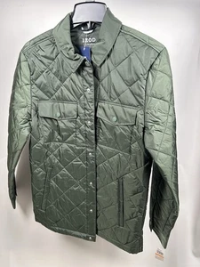 NEU! Herren IZOD Luxus Stepp gefütterte Jacke - grün Größe L - LEICHT! - Bild 1 von 4