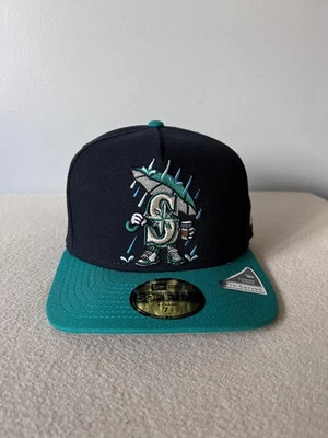 New Era 59FIFTY Seattle Mariners Cartoon Pack Fitted Hat - Size 7 1/2 - NEW - Image 1 of 4