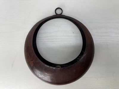 Y9349 FLOWER VASE Murashido Crescent Full Moon Japan ikebana floral arrangement - Image 1 of 4