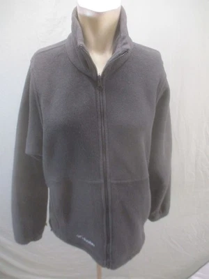 Columbia размер S женщин черный флис шнур кромки высокий воротник куртка для улицы 997 - Изображение 1 из 4