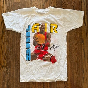 Vintage 90's Air Jordan T Shirt Size Small Michael Jordan #23 RARE Tee - Picture 1 of 4