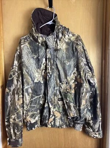 GAMEHIDE Mossy Oak Break Up Parka RN88439 HUSH HIDE With Hood Large - Picture 1 of 13