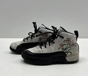 Nike Air Jordan 12 Retro DR6954-100 weiß Blumenmuster Sneaker Schuhe Größe 13C - Bild 1 von 9