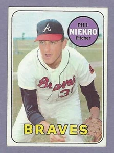 1969 Topps - #355 Phil Niekro - Atlanta Braves - Ex CENTERED - Bild 1 von 2
