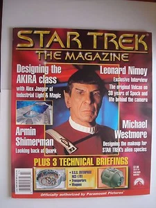 Star Trek the Magazine July 1999, Akira Class, Leonard Nimoy, Armin Shimerman - Picture 1 of 6