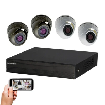 Kit Sistema CCTV 1080P, DVR 8CH, Telecamere Dome Dahua, HDD da 500GB-2TB, Sicurezza Domestica - Immagine 1 di 4