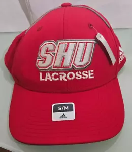 Gorra Adidas Climalite SACRED HEART UNIVERSITY SHU LACROSSE pioneros ajustada S/M - Imagen 1 de 3