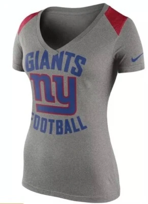 Nike Women's New York Giants Stadium Performance V-Neck Jersey Shirt Large L - Image 1 of 4