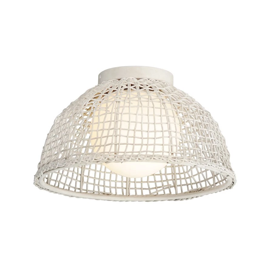 Maxim Lighting Cestino 1 Light Flush Mount, Weathered White - 22470WWT - Image 1 of 1