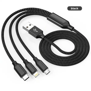 USB Data Fast Charger Cable 3-1 for Apple and Android - Picture 1 of 1