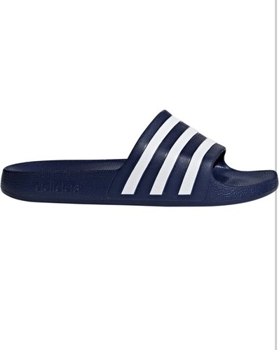 Adidas nuovo sandalo unisex Adilette Aqua 3 righe blu scuro