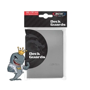2X (100 Total) BCW Gaming Deck Guard Matte Gray 50ct Pack MTG TCG FREE SHIP - Picture 1 of 1