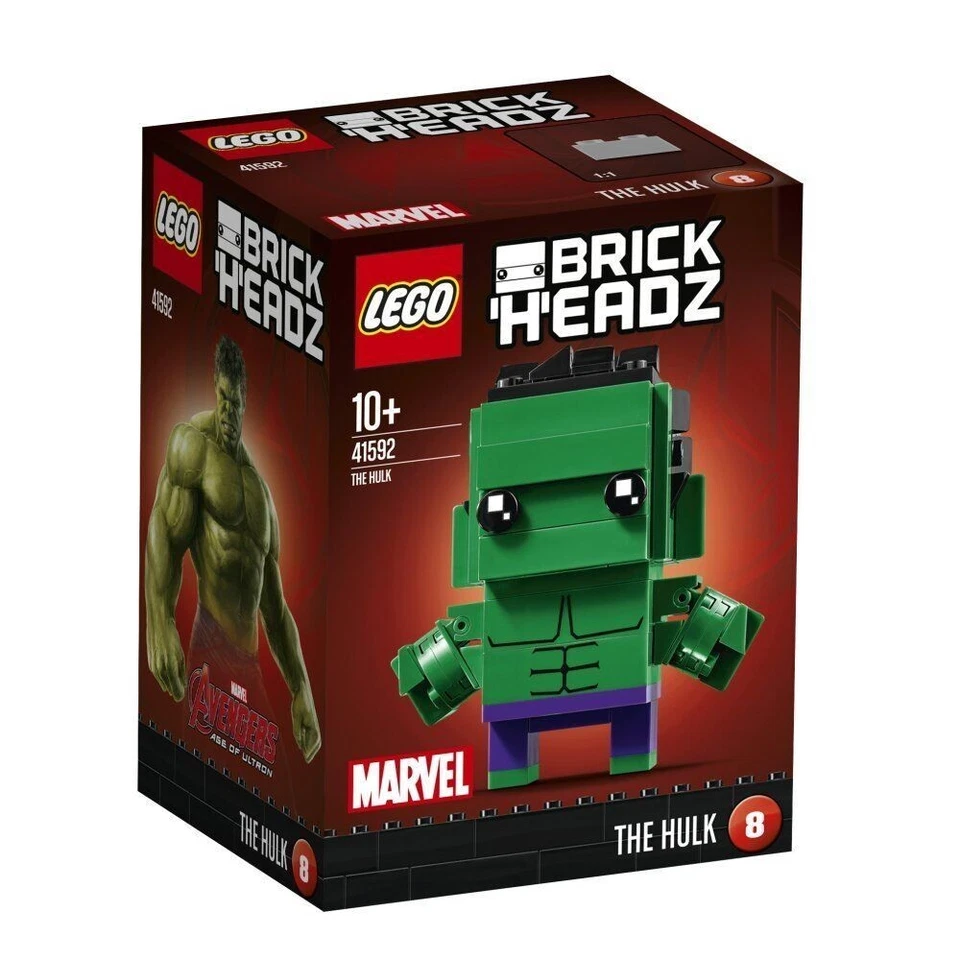 41592 THE HULK Marvel Brick Headz NUEVO Lego Legos Set Brickheadz Kit #8 Foto 1 de 1