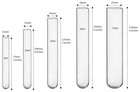 100 count Borosilicate Glass culture/test tubes  