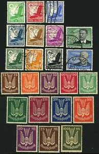 Germany #C3-C14 #C46-C56 Airmail Postage Sets Deutsches Reich Used Mint LH - Picture 1 of 4