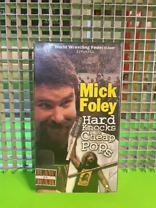 WWF - Mick Foley: Hard Knocks & Cheap Pops(VHS, BRAND NEW AND SEALED) WWE#322 - Picture 1 of 5