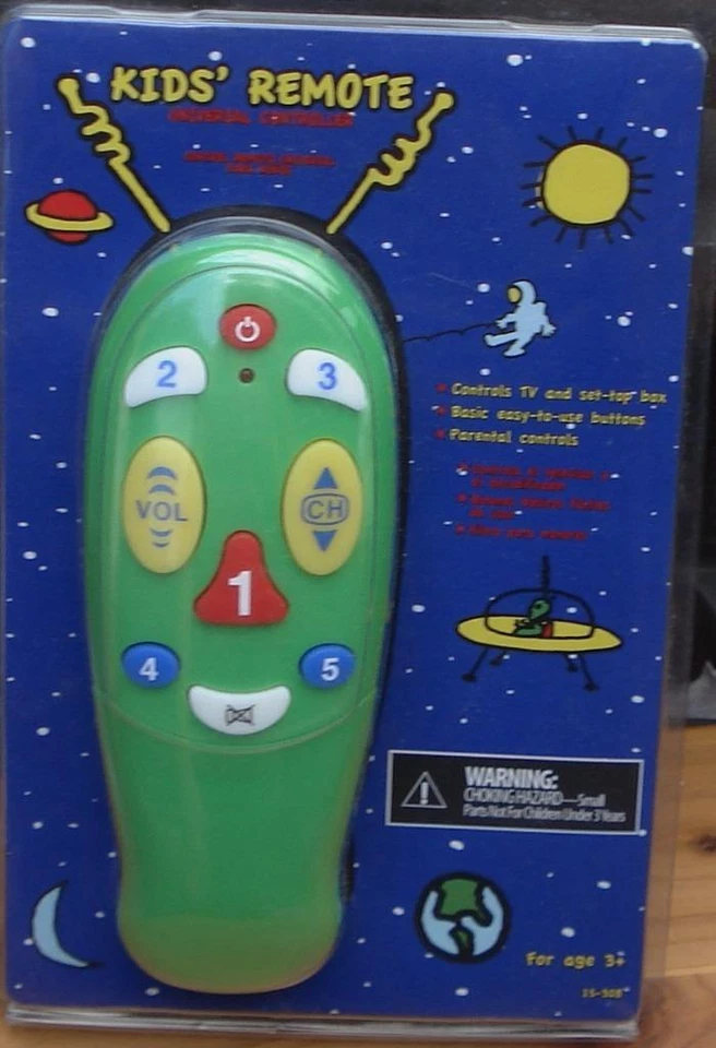 Kids Remote - BRAND NEW IN PACKAGE - Controls TV - Set-Top Box - UNIVERSAL - Photo 1/1
