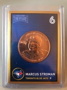 2018 Baseball Treasure MLB Mounted Coins #NNO Marcus Stroman (Toronto Blue Jays) - Picture 1 of 2