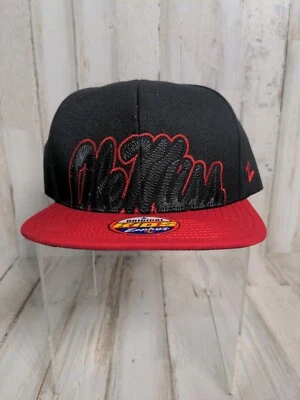 Zephyr Kids Ole Miss Snapback Hat Black/Red Snap Back - Image 1 of 4