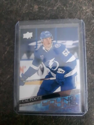 2020-21 Upper Deck Series 2 Young Guns Cal Foote YG RC Card# 476 - Image 1 of 2