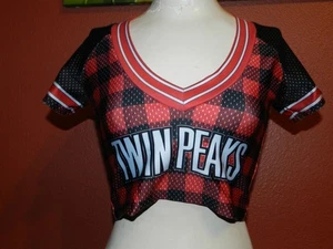Twin Peaks Uniform Crop Top Women's Size Small Waitressville Spandex - Picture 1 of 5