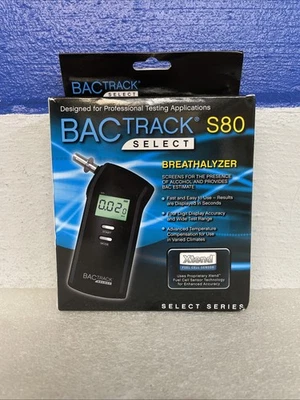 BacTrack S80 Select Series Professional Digital Breathalyzer Alcohol Tester New - Image 1 of 4