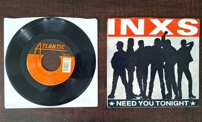 INXS Need You Tonight Запись Винил 45 Картинка Конверт 1987 VG+ - Изображение 1 из 4