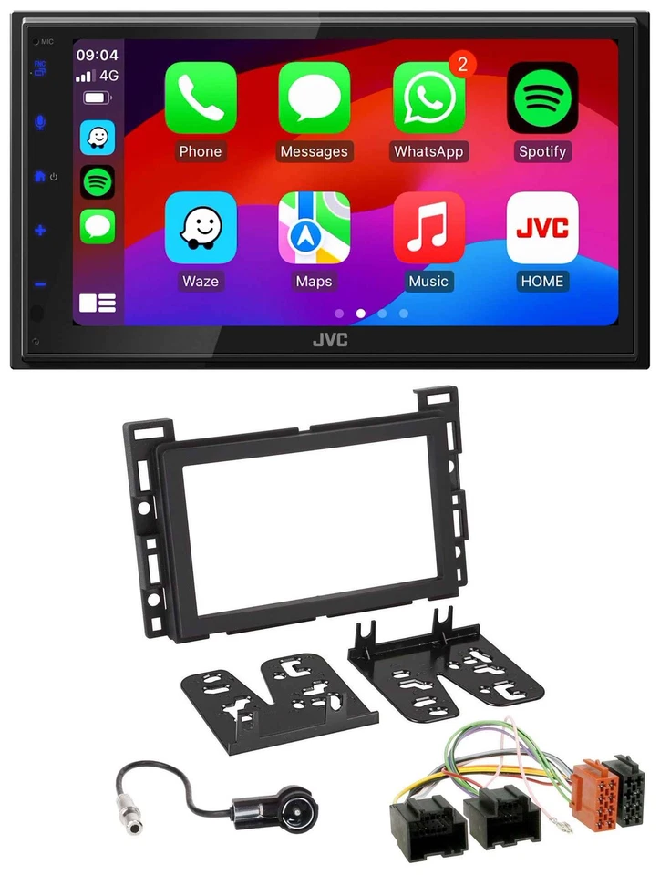 JVC Bluetooth 2DIN MP3 DAB USB Autoradio für Chevrolet Opel GT 07-09 - Bild 1 von 4