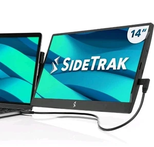 SideTrak Swivel V2 (STTL14BL) 14'' FHD TFT LCD Portable Dual Monitor - Black new - Picture 1 of 15