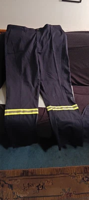 Workrite FR Pants 2112 Glenguard CAT2 Mens 46×37 Blue Firefighter Reflectors - Image 1 of 4