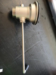 Twist Handle waste Valve 3-1/2" Sink Opening w/1-1/2" Drain Outlet #AA-301 - Picture 1 of 5