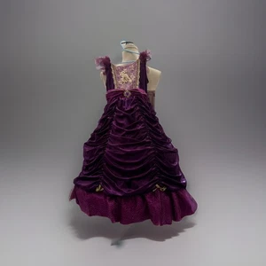 Niñas Rapunzel Princesa Disfraz Aro Falda ~ Qué Personaje ~ Talla S 5-6 ~ Nuevo con Etiquetas - Imagen 1 de 11