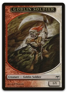 Goblin Soldier Token #7 (NM) Eventide EVE Magic MTG - Picture 1 of 2