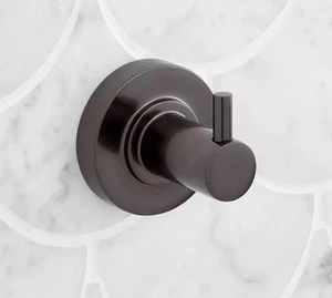 Signature Hardware Lexia Robe Hook - Gunmetal - Bild 1 von 7