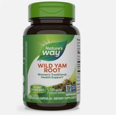 Nature's Way Wild Yam Root - 100 Cápsulas 4/30/2030 Foto 1 de 2