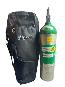 Medical Oxygen Tank Un 1072 Small Tank Empty Tank Portable with Carrying Bag - Picture 1 of 3