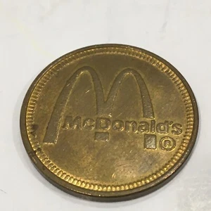 VINTAGE RETIRED MCDONALDS PALACE PARK ARCADE TOKEN IRVINE CALIFORNIA CASTLE - Picture 1 of 4
